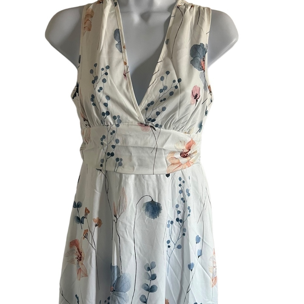 Shein | White Floral Maxi Dress | NWOT - Picture 2 of 7